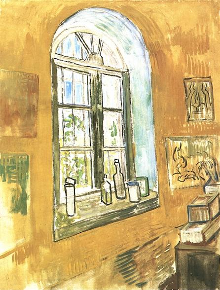 Ventana del estudio – Van Gogh Vincent Van Gogh 70x85