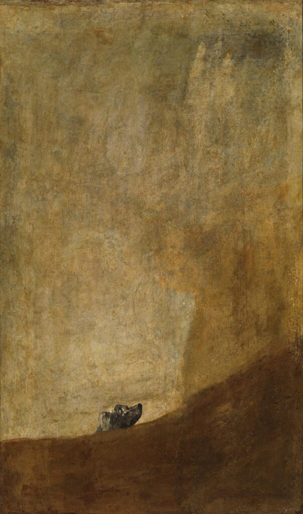 El perro – Francisco de Goya Francisco de Goya 70x120