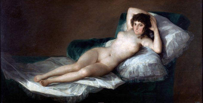 La Maja desnuda – Francisco de Goya Cuadros Populares 140x70