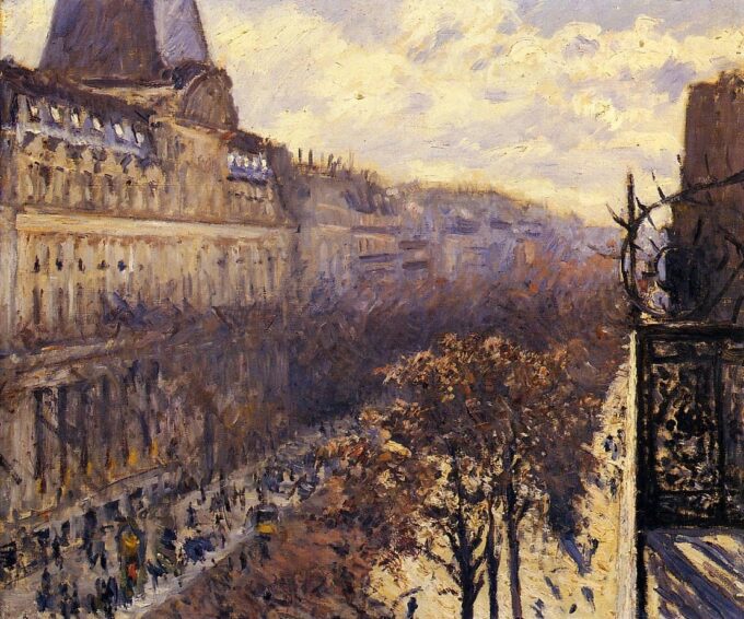 Bulevar de los Italianos – Caillebotte Gustave Caillebotte 85x75