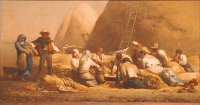 Descanso de los segadores – Jean-François Millet Jean-François Millet 140x70