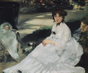 «En el jardín – Edouard Manet» Édouard Manet