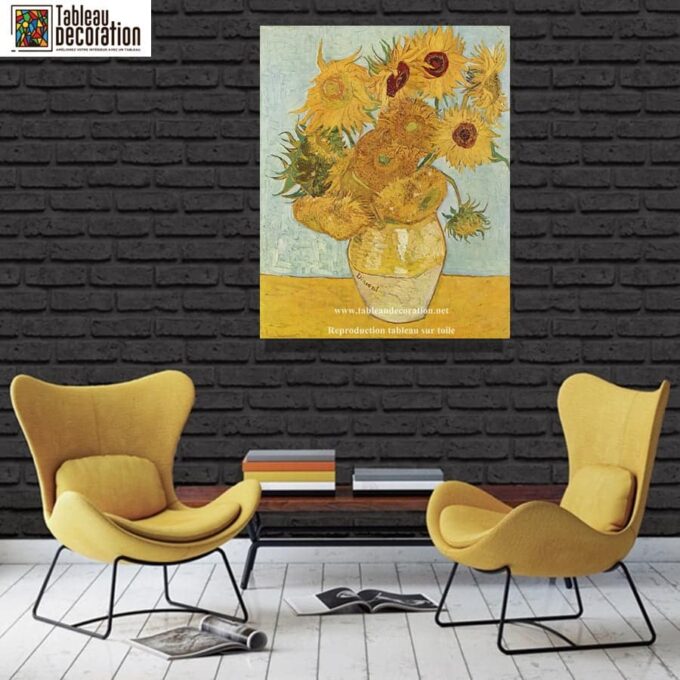 Los girasoles – Van Gogh Cuadros Populares 70x85 2