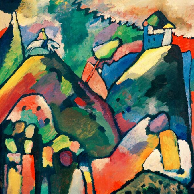 Improvisación 9 – Vassily Kandinsky Vasili Kandinski 70x70