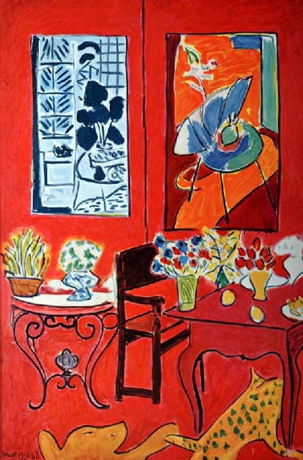 Gran interior rojo – Matisse Henri Matisse 70x105