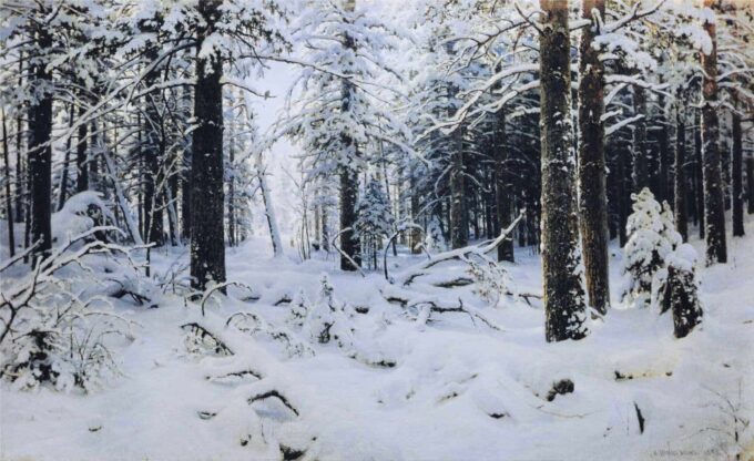 Invierno – Ivan Shishkin Iván Shishkin