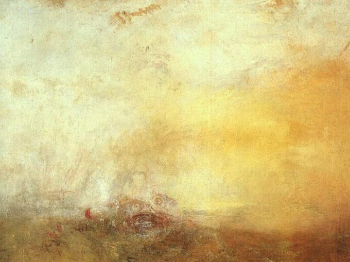 Amanecer con monstruos marinos – William Turner William Turner 85x75