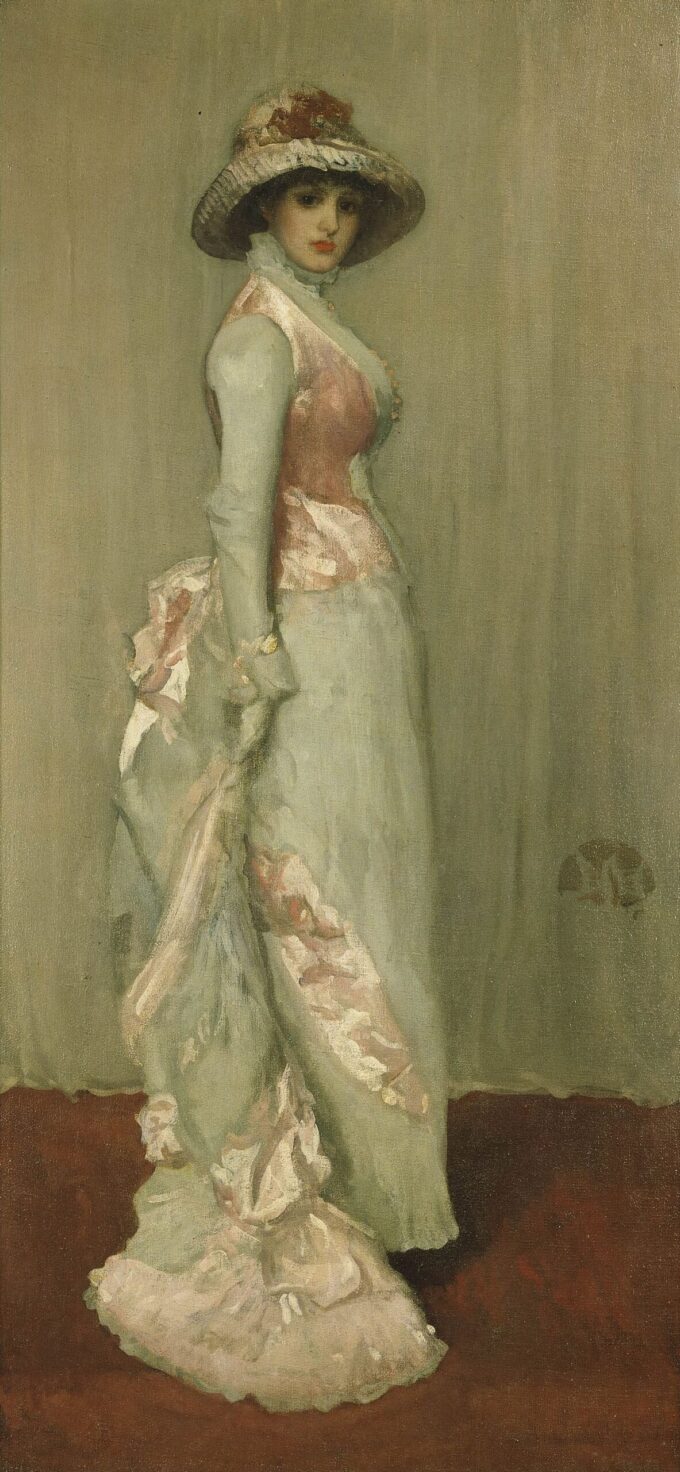 Retrato de Lady Meux – James Abbott McNeill Whistler James Abbott McNeill Whistler 70x160