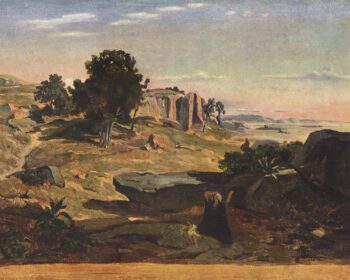 Agar en el desierto – Camille Corot Camille Corot