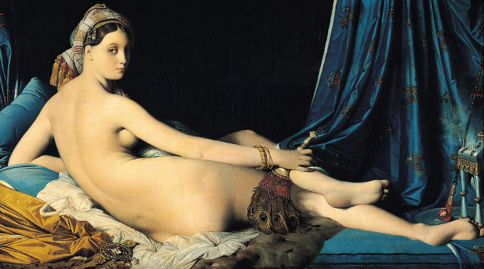 La Gran Odalisca – Jean-Auguste-Dominique Ingres Cuadros Populares 120x70