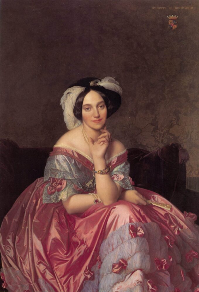 Retrato de la baronesa James de Rothschild – Jean-Auguste-Dominique Ingres Jean-Auguste-Dominique Ingres 70x105