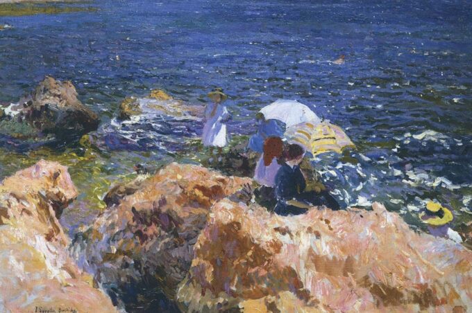 En las rocas de Jávea – Sorolla Joaquín Sorolla 105x70