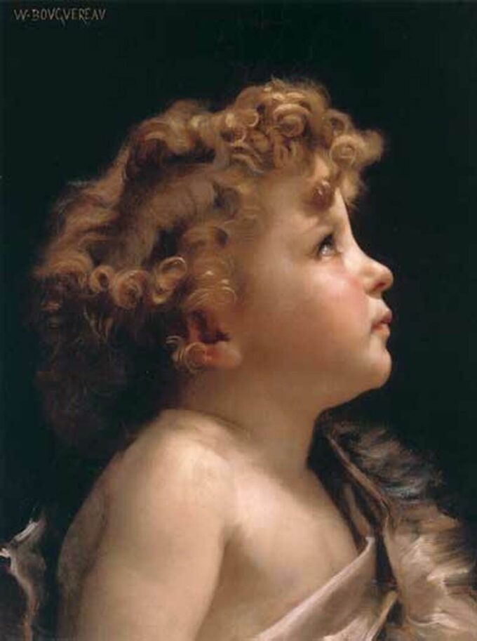 San Juan Bautista de niño – William Bouguereau William Bouguereau 70x85