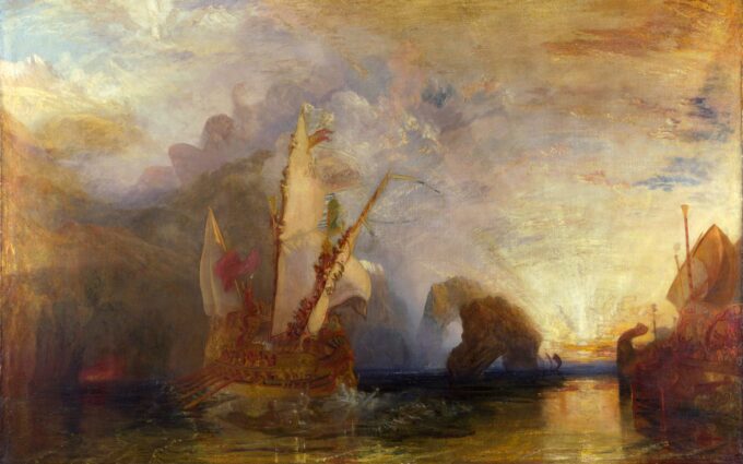 Ulises burlándose de Polifemo – William Turner William Turner 105x70