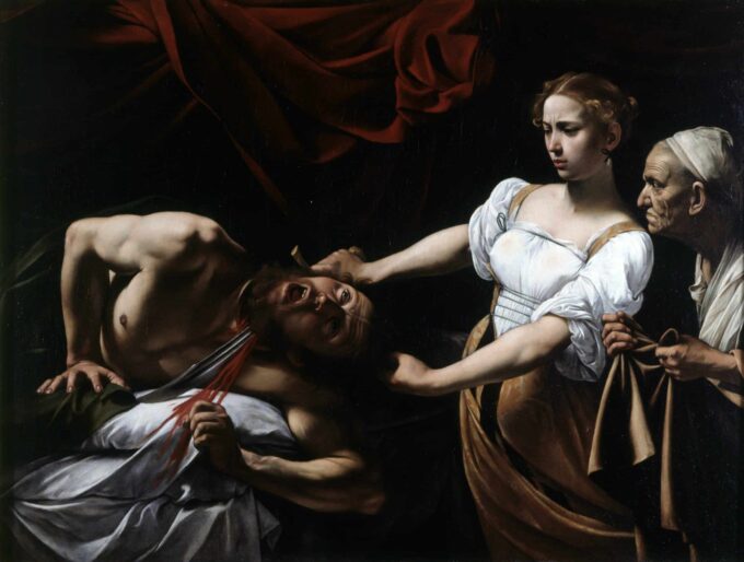 Judith y Holofernes – Caravaggio Caravaggio 85x75