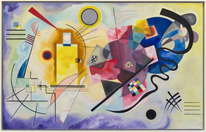 Amarillo-rojo-azul – Vassily Kandinsky Vasili Kandinski 105x70