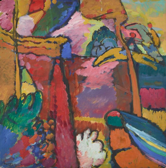 Estudio para la improvisación – Vassily Kandinsky Vasili Kandinski 70x70