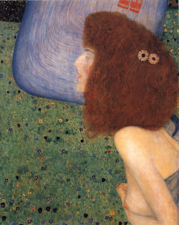 La joven con velo azul – Gustav Klimt Gustav Klimt