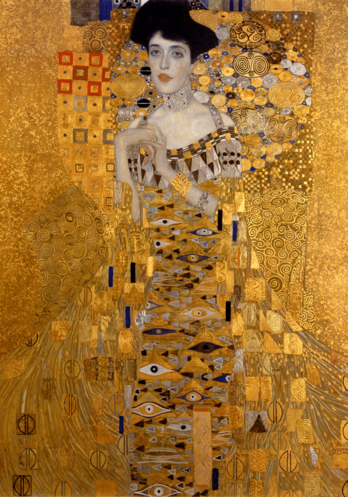 Retrato de Adele Bloch-Bauer I (versión retrato) – Gustav Klimt Cuadros Populares 70x105