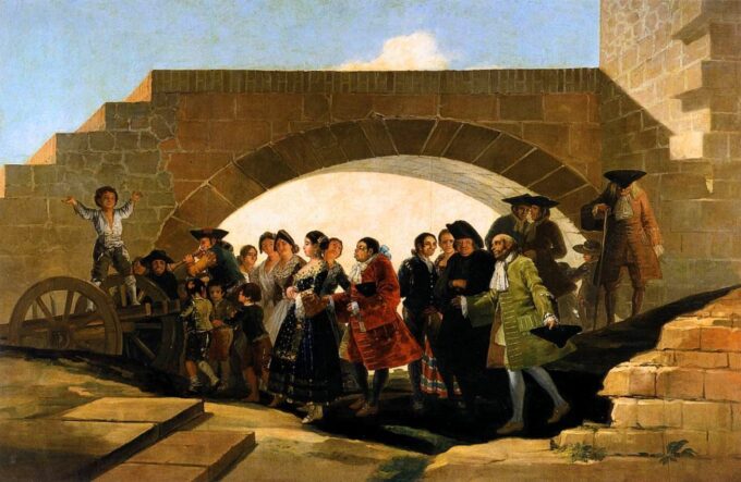 El matrimonio – Francisco de Goya Francisco de Goya 105x70