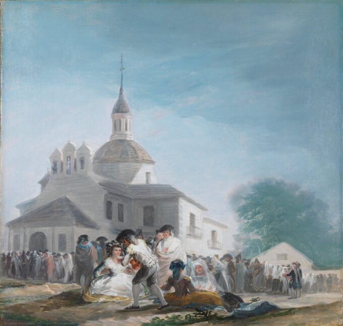 El ermita de San Isidro – Francisco de Goya Francisco de Goya 70x70