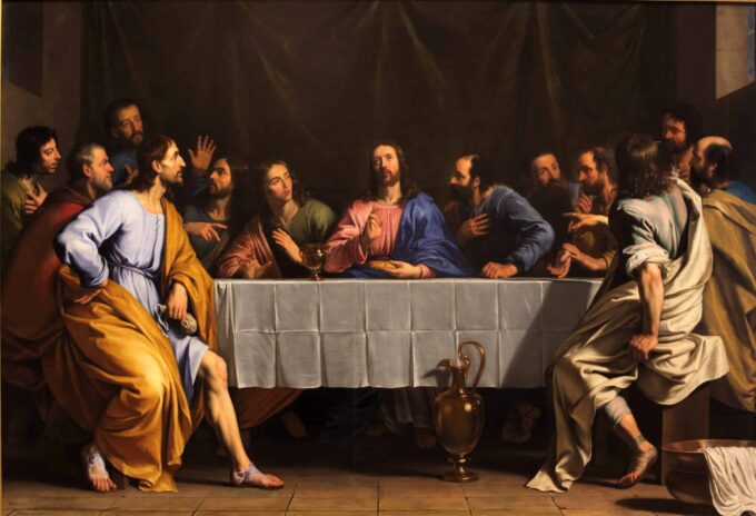 La Última Cena – Philippe de Champaigne Cuadros Populares 105x70