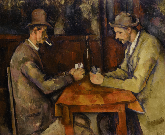 Los jugadores de cartas – Paul Cézanne Cuadros Populares 85x75