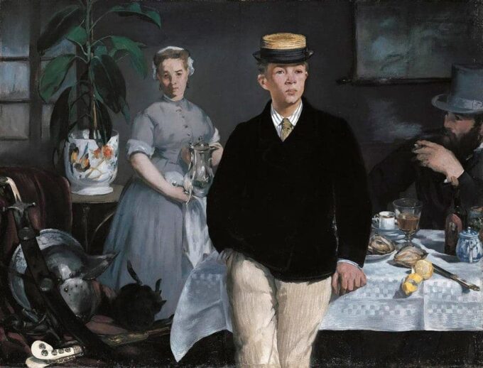 El Almuerzo en el taller – Edouard Manet Édouard Manet 85x75