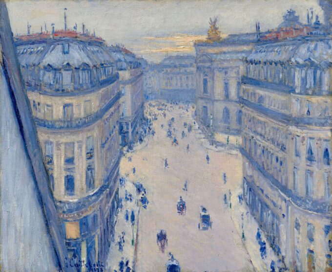 La rue Halévy vista desde el sexto piso – Caillebotte Gustave Caillebotte 85x75