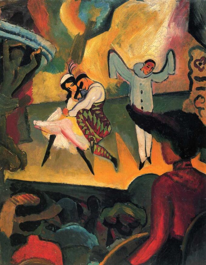 Ballet Ruso I – August Macke August Macke 70x85