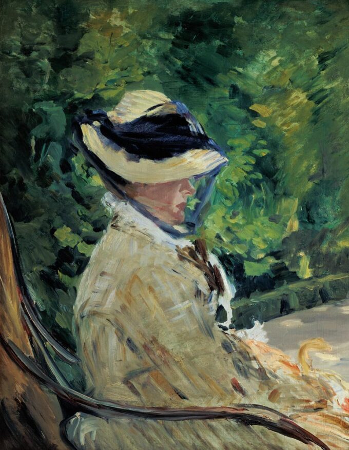 Madame Manet en Bellevue – Edouard Manet Édouard Manet 70x85