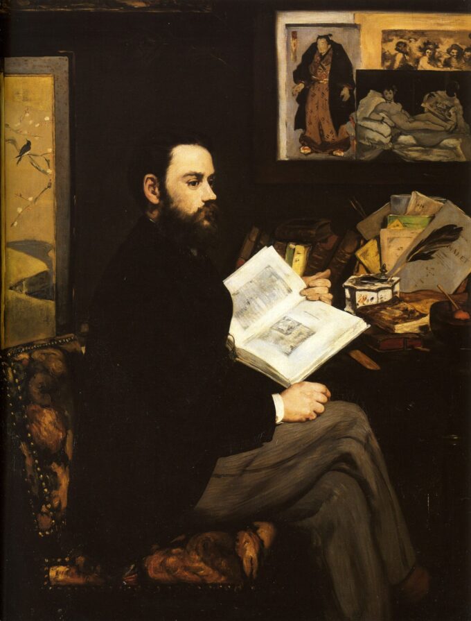 Retrato de Émile Zola – Edouard Manet Édouard Manet 70x85