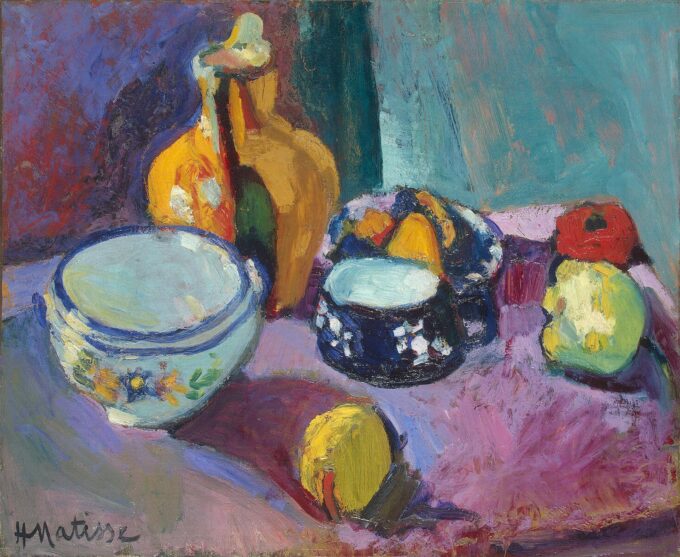 Platos y frutas – Matisse Henri Matisse 85x75