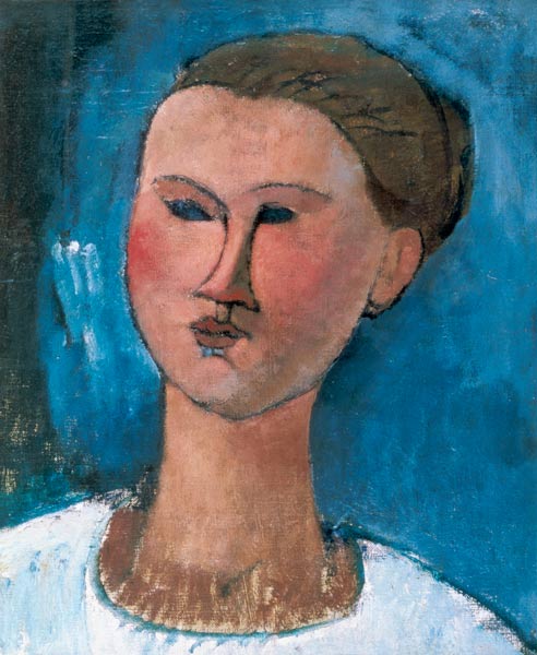 Retrato de una mujer joven – Amedeo Modigliani Amedeo Modigliani