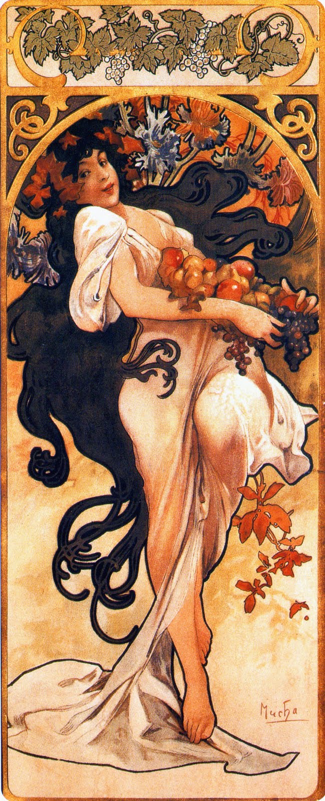 Las estaciones: Otoño – Mucha Alfons Mucha