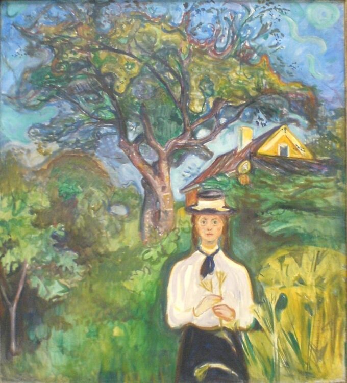 Chica bajo un manzano – Edvard Munch Edvard Munch 70x70