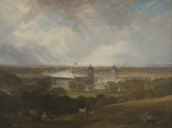 Londres desde el Parque de Greenwich expuesto – William Turner William Turner 85x75