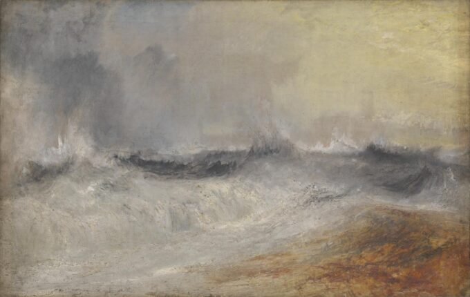 Las olas se rompen contra el viento – William Turner William Turner 105x70