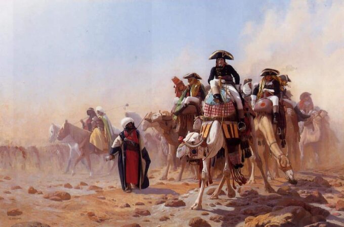 Napoleón durante su campaña en Egipto – Jean-Léon Gérôme Cuadros Populares 105x70