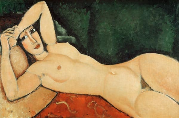 Desnudo acostado con un brazo doblado – Amedeo Modigliani Amedeo Modigliani