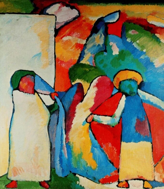 Improvisación 6 africana – Vassily Kandinsky Vasili Kandinski 70x85