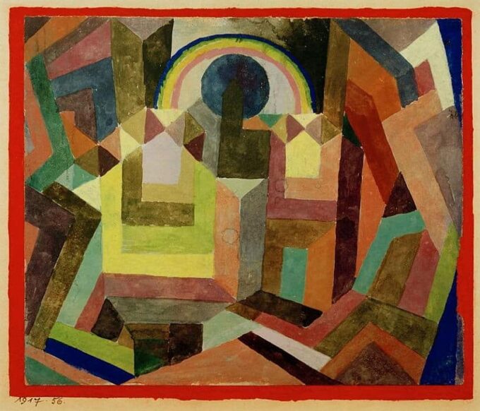 «Con el arcoíris – Paul Klee» Paul Klee