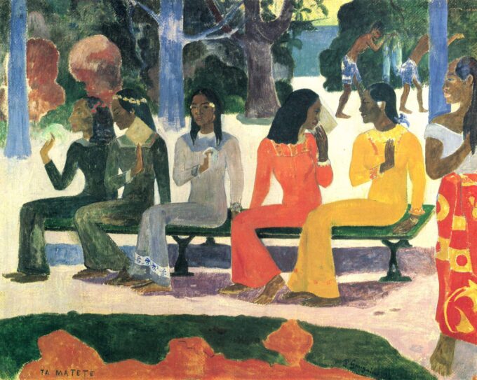 Ta matete – Paul Gauguin Paul Gauguin 85x75