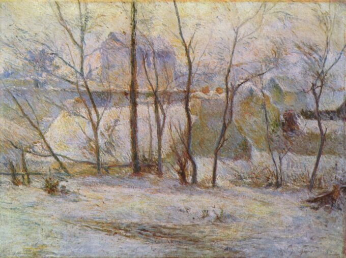 El jardín de nieves – Paul Gauguin Paul Gauguin 85x75