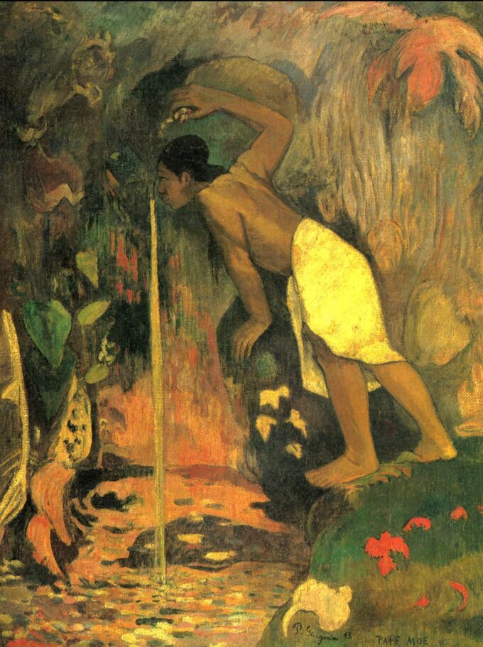 Fuente misteriosa – Paul Gauguin Paul Gauguin 70x85