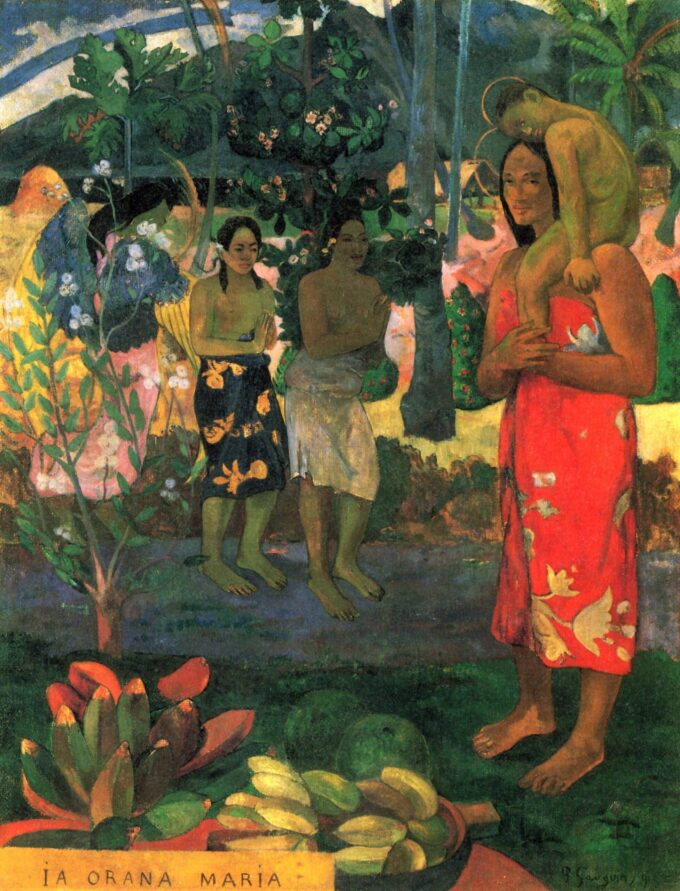 La Orana María – Paul Gauguin Paul Gauguin 70x85