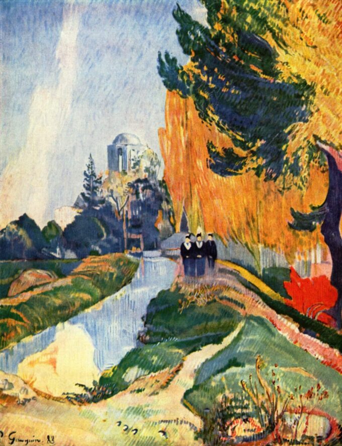 Los Alyscamps – Paul Gauguin Paul Gauguin 70x85