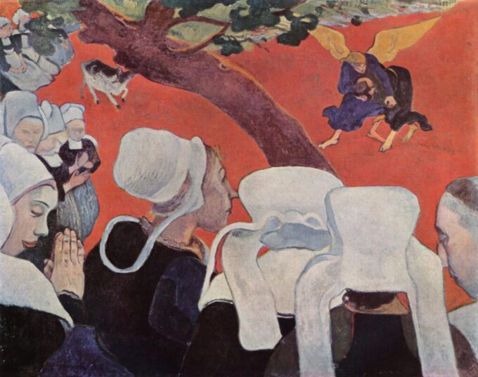 Visión después del sermón – Paul Gauguin Paul Gauguin 85x75