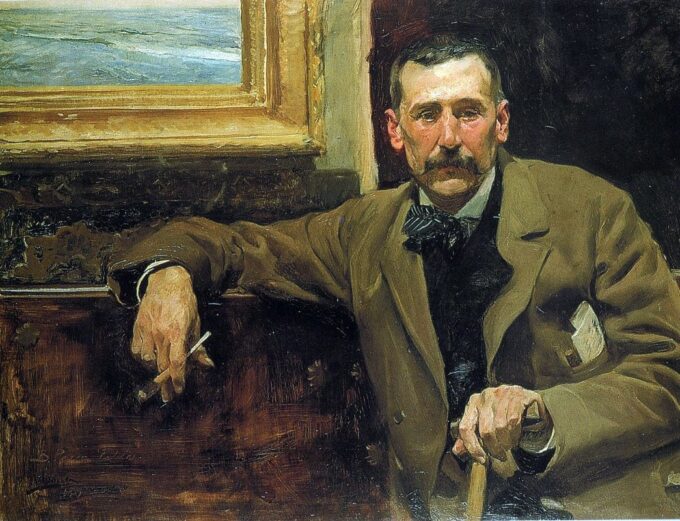 Retrato de Benito Pérez Galdós – Sorolla Joaquín Sorolla 85x75