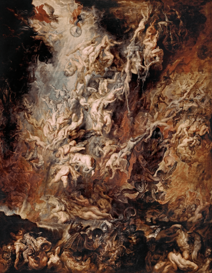 La caída de los condenados – Peter Paul Rubens Cuadros Populares 70x85